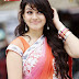 Hansika Motwani Pink Orange Mix Net Saree