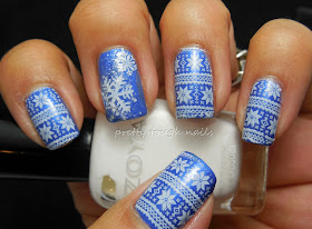 Christmas Sweater Stamping With L'Oréal Notting Hill Blues