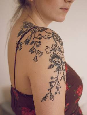 flower tattoos for girls