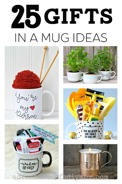 collage of mug gift ideas