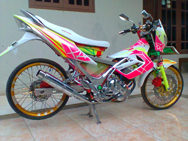 Modifikasi Motor Suzuki Satria FU 150 Full Chrome