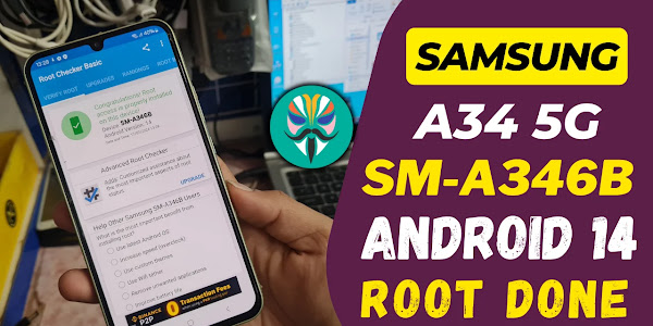 How to Root Samsung A34 SM-A346B U5 Android 14 File Free Download