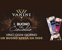 Concorso Vanini "Il buono del cioccolato" : ogni giorno vinci un buono spesa da 100 euro