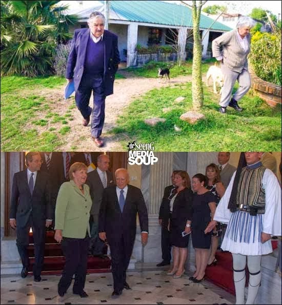 diaforetiko.gr : PROEDROI5 O Πρόεδρος της Ουρουγουάης και ο Πρόεδρος της φτωχευμένης Ελλάδας σε 10 φωτογραφίες...