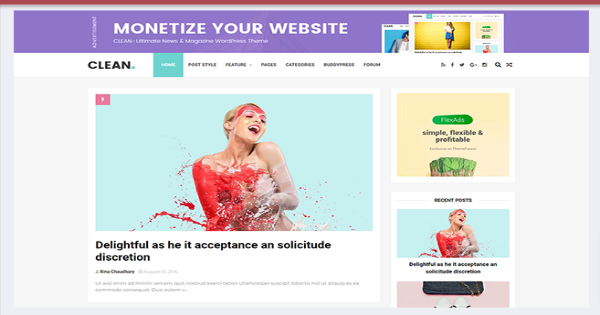 Clean-SEO-friendly-Blogger-Template