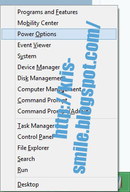 Win + X Power User Tasks Menu Windows 8