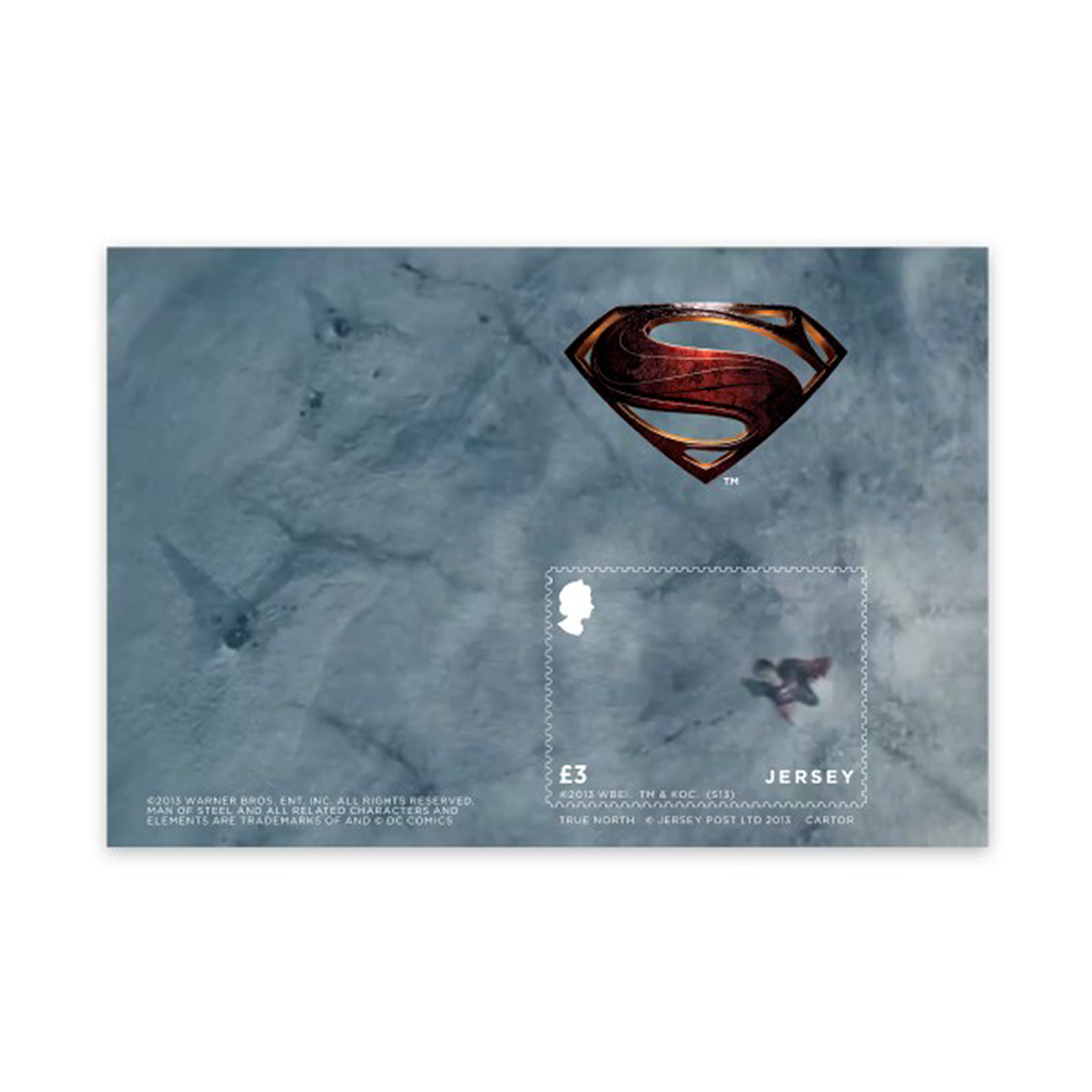 2013 Jersey Post : Man of Steel - Souvenir Sheet 1687