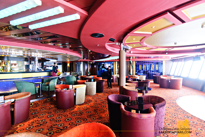 Skyline Bar at the Star Cruises Superstar Aquarius