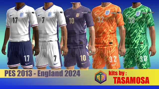 PES 2013 England 2024 Kits