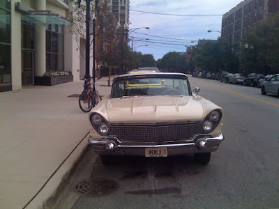 Saw this classic Lincoln Continental staring at me on 14th St