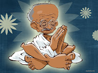 Resultado de imagen para gandhi caricatura