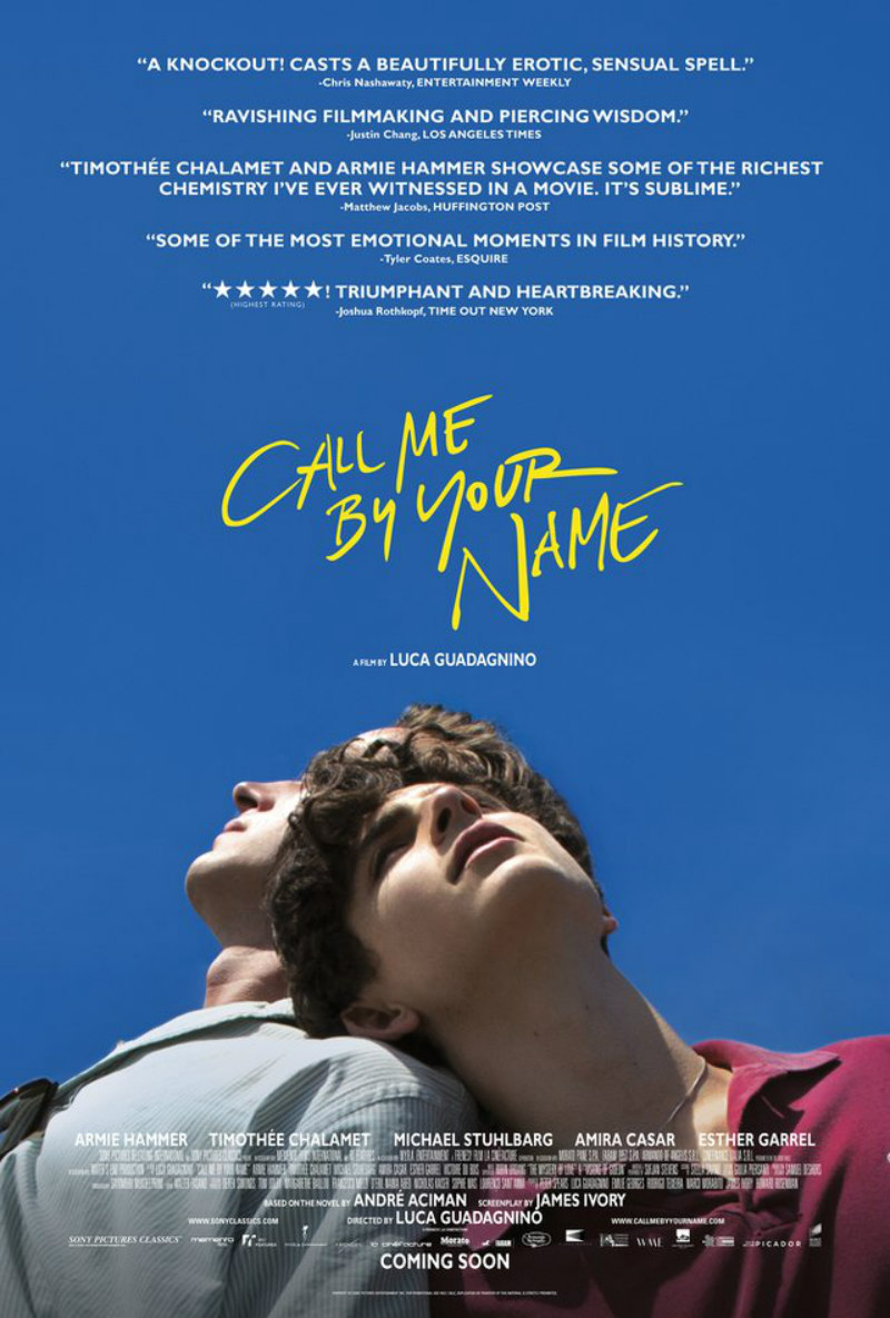 CALL ME BY YOUR NAME poster