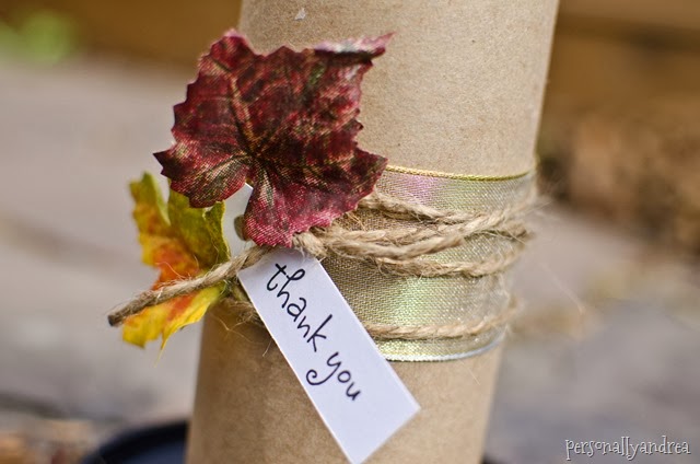 Pillar Candle Gift 3 Ways | personallyandrea.com
