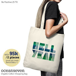 OceanSeven_Shopping Bag_Tas Belanja__Inspirational Quotes_Be Positive 25 TX