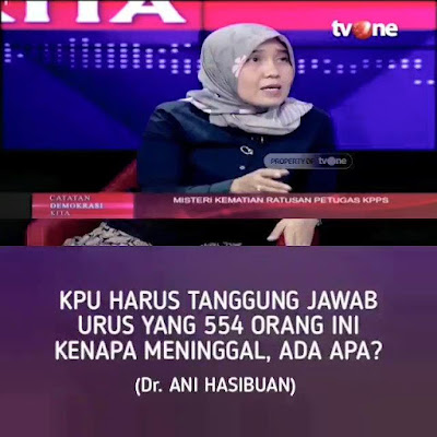 dr Ani Hasibuan: "Saya Sudah 22 Tahun Jadi Dokter, BeLum Pernah Ketemu COD (Cause of Death) Kematian Karena Kelelahan,"