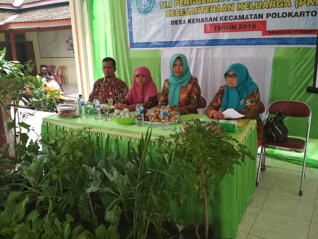 BABINSA DAMPINGI RAPAT KONSULTASI TIM PENGGERAK PKK DESA KEMASAN