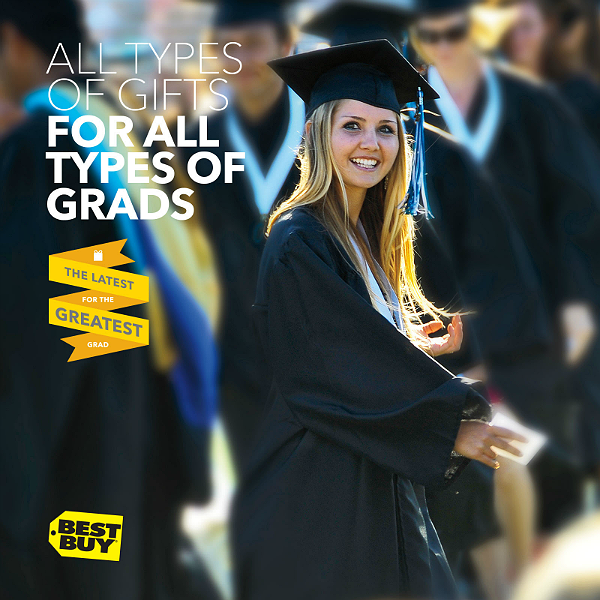 @BestBuy Has The Latest For The #GreatestGrad: Gifts For Every Graduate Persona, and even Grad Gifts Under $50. 