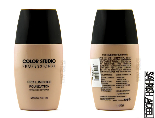 Pro Luminous Foundation in 'Natural Skin' by Color Studio Professional - Review & Swatch