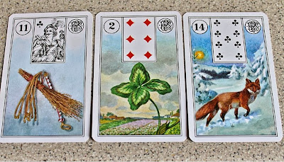 Lenormand kártya három lapos kirakás