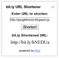 URL Shortener gadget