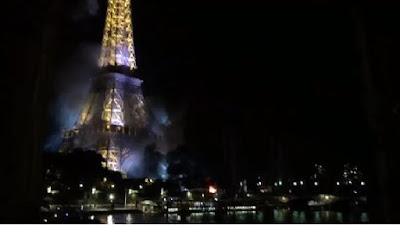 vídeo Incendio cerca  Torre Eiffel