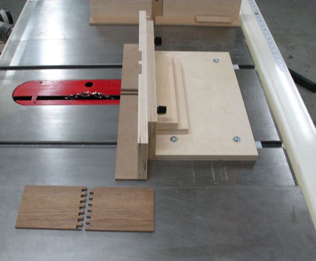 woodworking finger joint jig