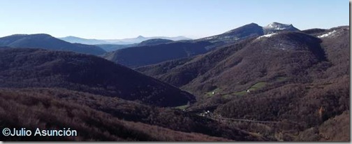 Panorámica desde el mirador de Zamariain - Garaioa