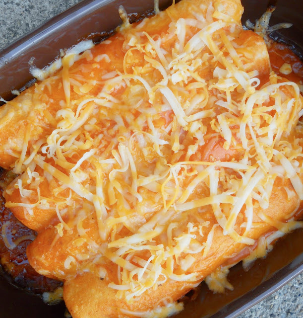 Spicy Buffalo Chicken Enchiladas