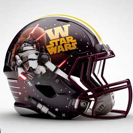 Washington Football Team Star Wars Concept Football Helmet