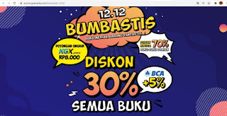 Promo gramedia di harbolnas 12.12