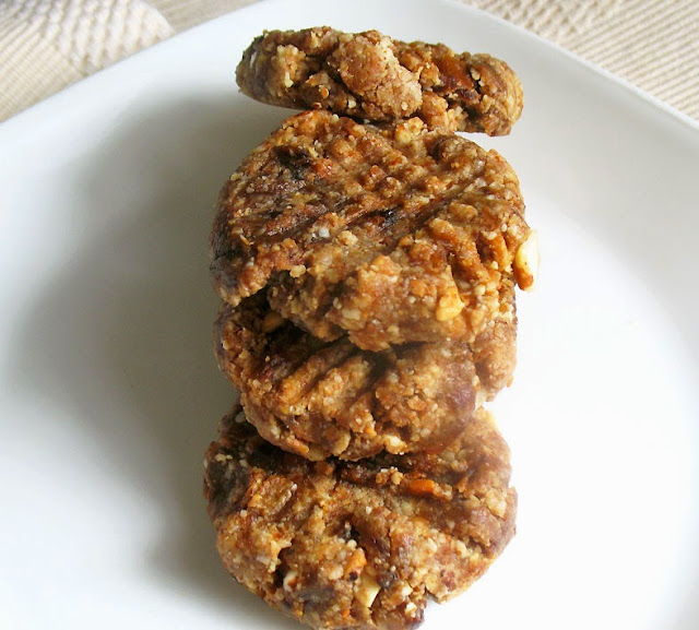 raw peanut butter cookies