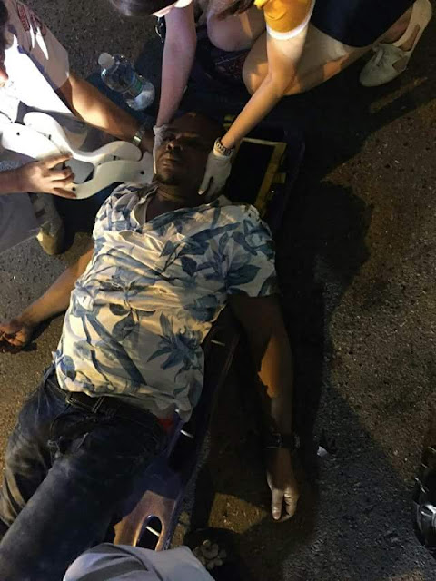  Photos: Nigerian man hit & killed by car while running away from Thai Immigration police