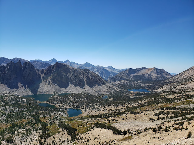 View West from Kearsarge Pass