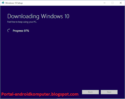  dengan windows update tapi dengan cara itu Cara Praktis Upgrade Windows 7 ke Windows 10 Tanpa Perlu Menunggu Antrean Lama (Media Creation Tool)