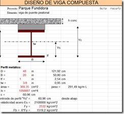 Diseño de Vigas compuestas