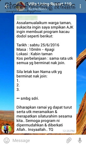 Program Mengacau Dodol Mengeratkan Silaturrahim