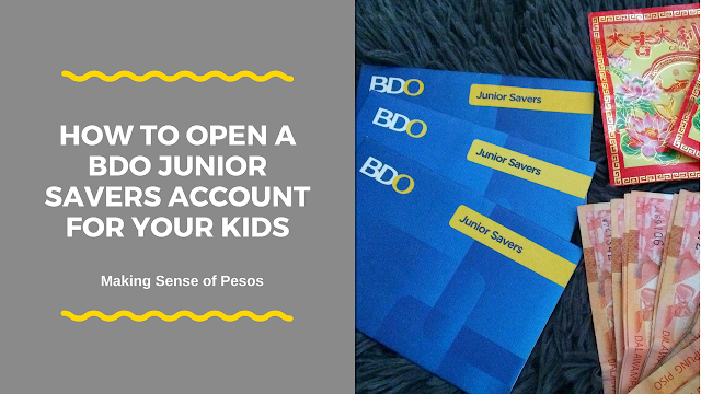 How To Open A BDO Junior Savers Account For Your Kids