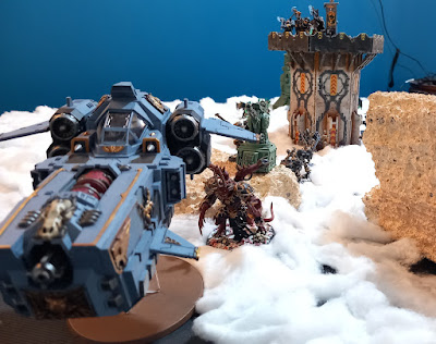 Warhammer 40k battle report: Space Wolves vs Black Legion, 1000pts