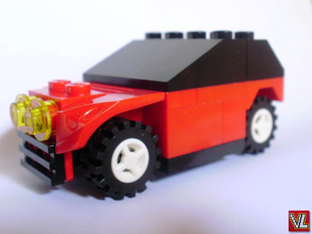 MOC LEGO pequeno carro desportivo 4 wide