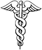 Egypten. Ormar. Caduceus. Hermes.