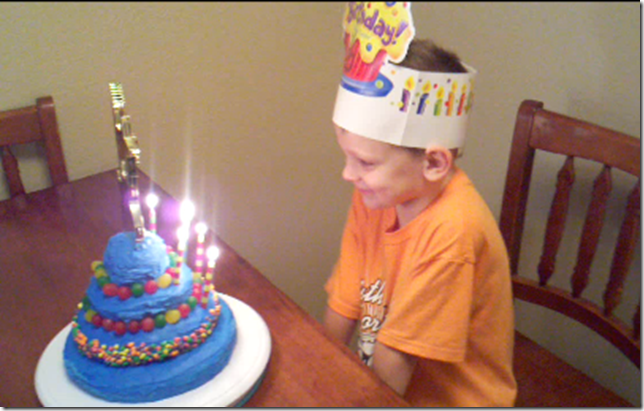 singing happy birthday to Stephen