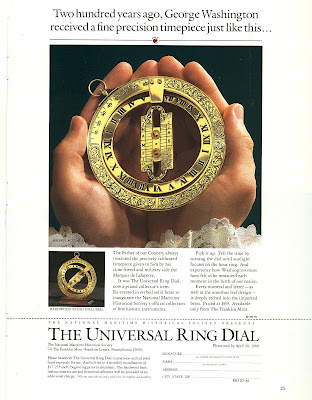 1989 The Universal Ring Dial Magazine Ad