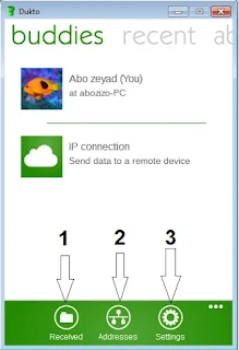 Dukto R6 to transfer&share files between network devices or the Internet