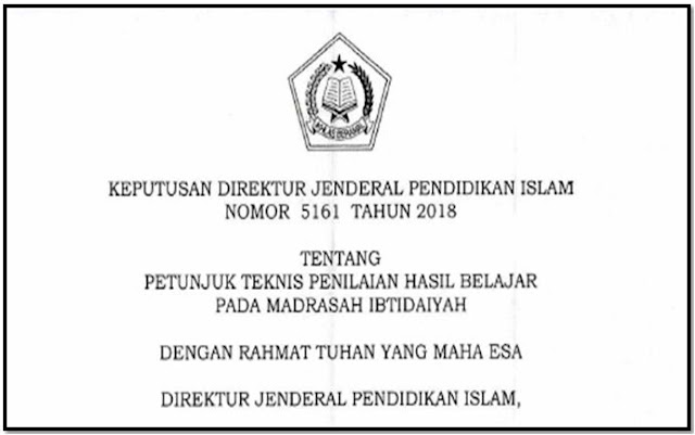 Juknis Penilaian Hasil Belajar Pada Madrasah Ibtidaiyah 2018