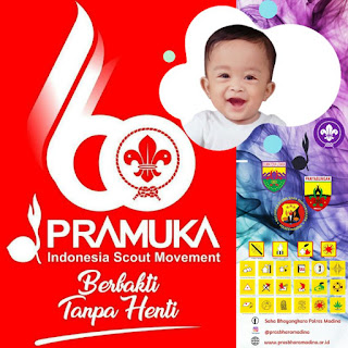 Twibbon Hari Pramuka 60 tahun 2021