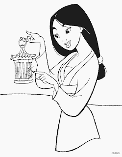 princess mulan coloring pages,disney princess coloring pages,mulan coloring pages