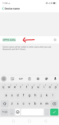 Change android phone bluetooth name