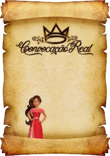 Para hacer invitaciones, tarjetas, marcos de fotos o etiquetas, para imprimir gratis de Elena de Avalor.