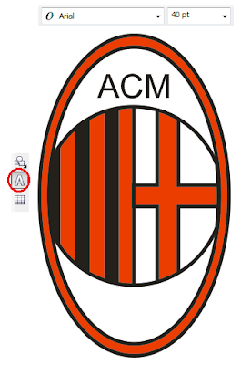 Tutorial Membuat Logo AC Milan dengan CorelDRAW X4