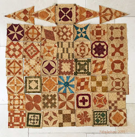 Dear Jane Quilt blocks - November 2015